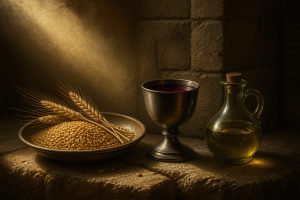 Corn, Wine, and Oil: The Lodge’s Elements of Consecration at My Workbench