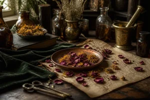 Venus and Jupiter: Rose, Dandelion, and the Herbs of Abundance