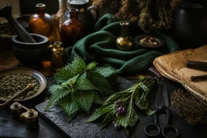Mars and Saturn in the Apothecary: Nettle, Comfrey, and the Virtue of Resistance
